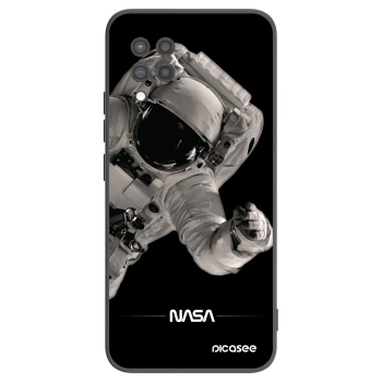 Picasee silikonový černý obal pro Samsung Galaxy A42 A426B - Astronaut Big