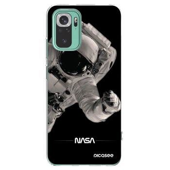 Picasee silikonový průhledný obal pro Xiaomi Redmi Note 10 Pro - Astronaut Big