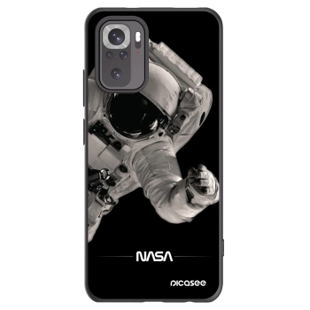 Picasee silikonový černý obal pro Xiaomi Redmi Note 10S - Astronaut Big