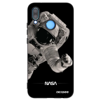 Picasee silikonový černý obal pro Huawei P20 Lite - Astronaut Big