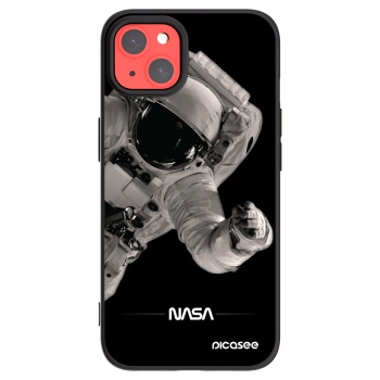 Picasee silikonový černý obal pro Apple iPhone 13 - Astronaut Big