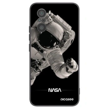Picasee silikonový černý obal pro Xiaomi Poco F3 - Astronaut Big