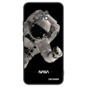 Picasee silikonový černý obal pro Xiaomi Redmi Note 9T - Astronaut Big