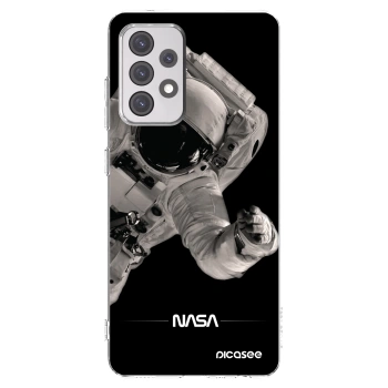 Picasee silikonový průhledný obal pro Samsung Galaxy A52s 5G A528B - Astronaut Big
