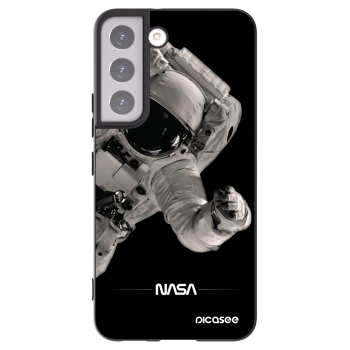 Picasee silikonový černý obal pro Samsung Galaxy S22 5G - Astronaut Big