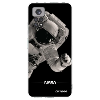 Picasee silikonový průhledný obal pro Xiaomi Redmi Note 11 - Astronaut Big
