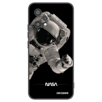 Picasee silikonový černý obal pro Realme 9 Pro 5G - Astronaut Big