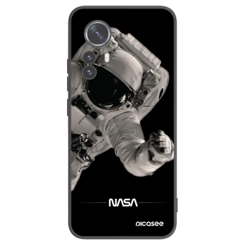 Picasee silikonový černý obal pro Xiaomi 12 Pro - Astronaut Big