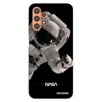 Picasee silikonový průhledný obal pro Samsung Galaxy A13 4G A135 - Astronaut Big