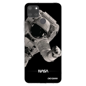 Picasee silikonový průhledný obal pro Realme C21Y - Astronaut Big