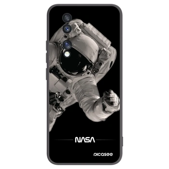 Picasee silikonový černý obal pro Honor 70 - Astronaut Big