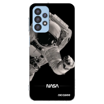 Picasee silikonový průhledný obal pro Samsung Galaxy A23 A235F 4G - Astronaut Big