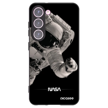 Picasee silikonový černý obal pro Samsung Galaxy S23 5G - Astronaut Big