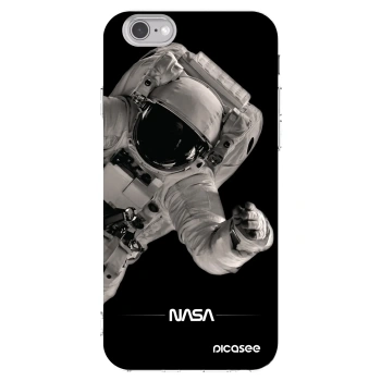 Picasee silikonový průhledný obal pro Apple iPhone 6/6S - Astronaut Big