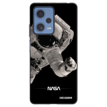 Picasee silikonový černý obal pro Xiaomi Redmi Note 12 Pro 5G - Astronaut Big