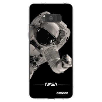 Picasee silikonový průhledný obal pro Samsung Galaxy S8 G950F - Astronaut Big