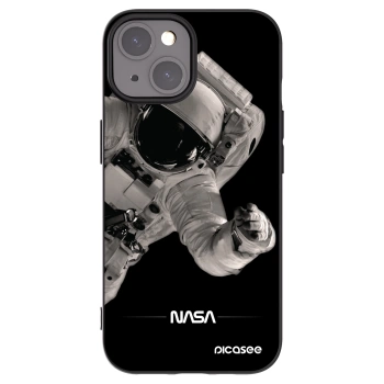 Picasee silikonový černý obal pro Apple iPhone 15 - Astronaut Big