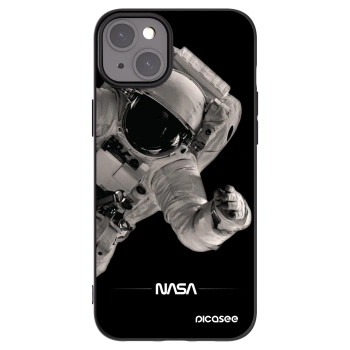 Picasee silikonový černý obal pro Apple iPhone 15 Plus - Astronaut Big