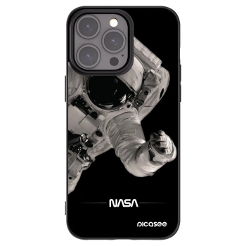 Picasee silikonový černý obal pro Apple iPhone 15 Pro Max - Astronaut Big
