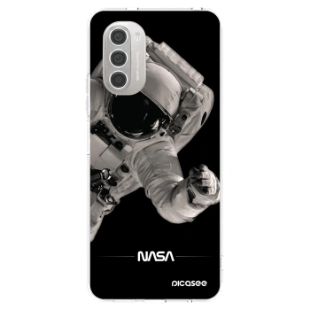 Picasee silikonový průhledný obal pro Motorola Moto G51 - Astronaut Big