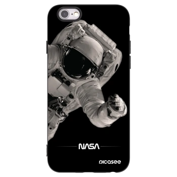 Picasee silikonový černý obal pro Apple iPhone 6/6S - Astronaut Big