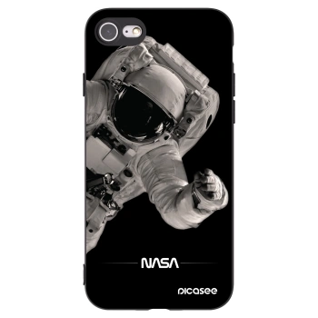 Picasee silikonový černý obal pro Apple iPhone 7 - Astronaut Big