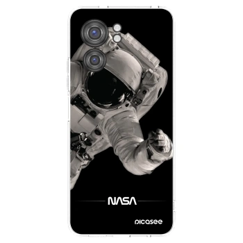 Picasee silikonový průhledný obal pro Motorola Edge 40 - Astronaut Big