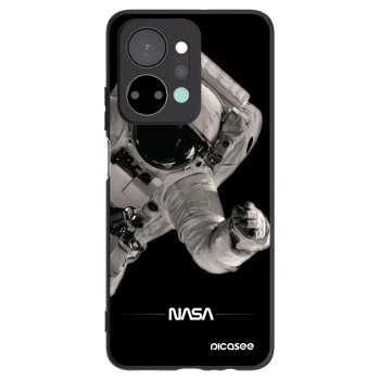 Picasee silikonový černý obal pro Honor X7a - Astronaut Big