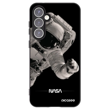 Picasee silikonový černý obal pro Samsung Galaxy S23 FE S711B - Astronaut Big