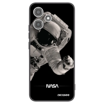 Picasee silikonový černý obal pro Xiaomi Redmi 12 5G - Astronaut Big