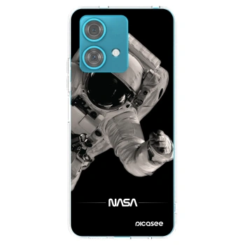 Picasee silikonový průhledný obal pro Motorola Edge 40 Neo - Astronaut Big