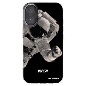 Picasee silikonový průhledný obal pro Apple iPhone 16 - Astronaut Big