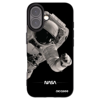 Picasee silikonový černý obal pro Apple iPhone 16 - Astronaut Big