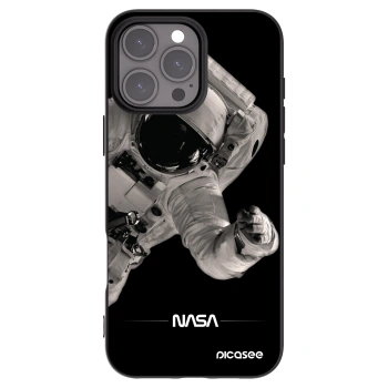 Picasee silikonový černý obal pro Apple iPhone 16 Pro Max - Astronaut Big