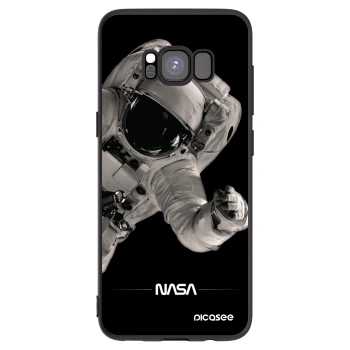 Picasee silikonový černý obal pro Samsung Galaxy S8 G950F - Astronaut Big