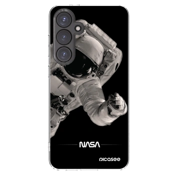 Picasee silikonový průhledný obal pro Samsung Galaxy S24 FE S721B - Astronaut Big