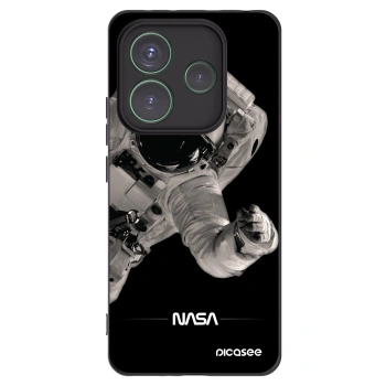 Picasee silikonový černý obal pro Xiaomi Redmi Note 14 5G - Astronaut Big