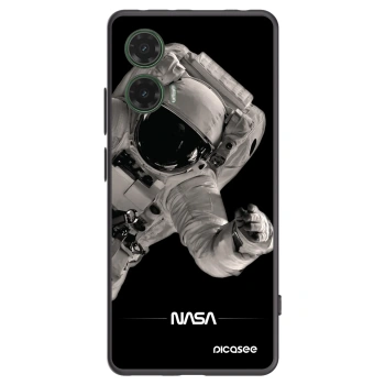 Picasee silikonový černý obal pro Motorola Moto G35 5G - Astronaut Big