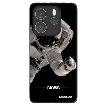 Picasee silikonový černý obal pro Xiaomi Redmi Note 14 4G - Astronaut Big
