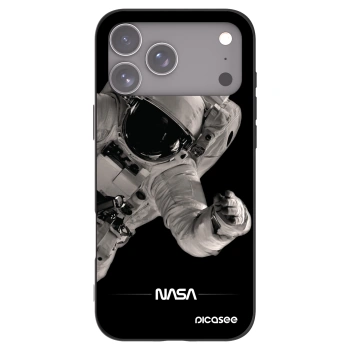 Picasee silikonový černý obal pro Apple iPhone 17 Pro Max - Astronaut Big