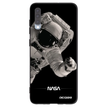 Picasee silikonový černý obal pro Samsung Galaxy A70 A705F - Astronaut Big