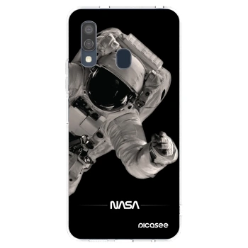 Picasee silikonový průhledný obal pro Samsung Galaxy A40 A405F - Astronaut Big