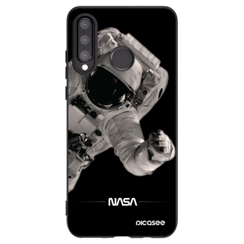 Picasee silikonový černý obal pro Huawei P30 Lite - Astronaut Big