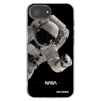 Picasee silikonový průhledný obal pro Apple iPhone 17e - Astronaut Big