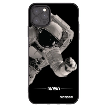Picasee silikonový černý obal pro Apple iPhone 11 Pro Max - Astronaut Big