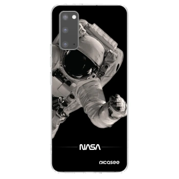 Picasee silikonový průhledný obal pro Samsung Galaxy S20 G980F - Astronaut Big