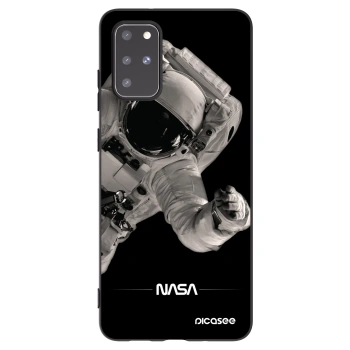 Picasee silikonový černý obal pro Samsung Galaxy S20+ G985F - Astronaut Big