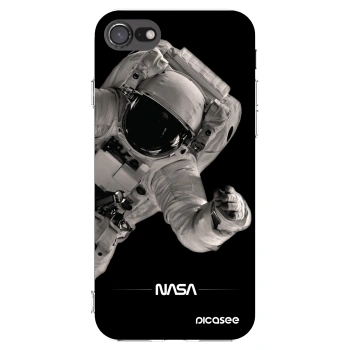 Picasee silikonový průhledný obal pro Apple iPhone SE 2020 - Astronaut Big
