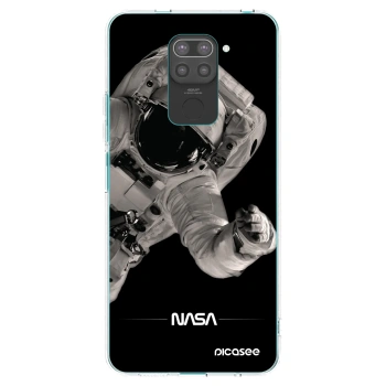 Picasee silikonový černý obal pro Xiaomi Redmi Note 9 - Astronaut Big