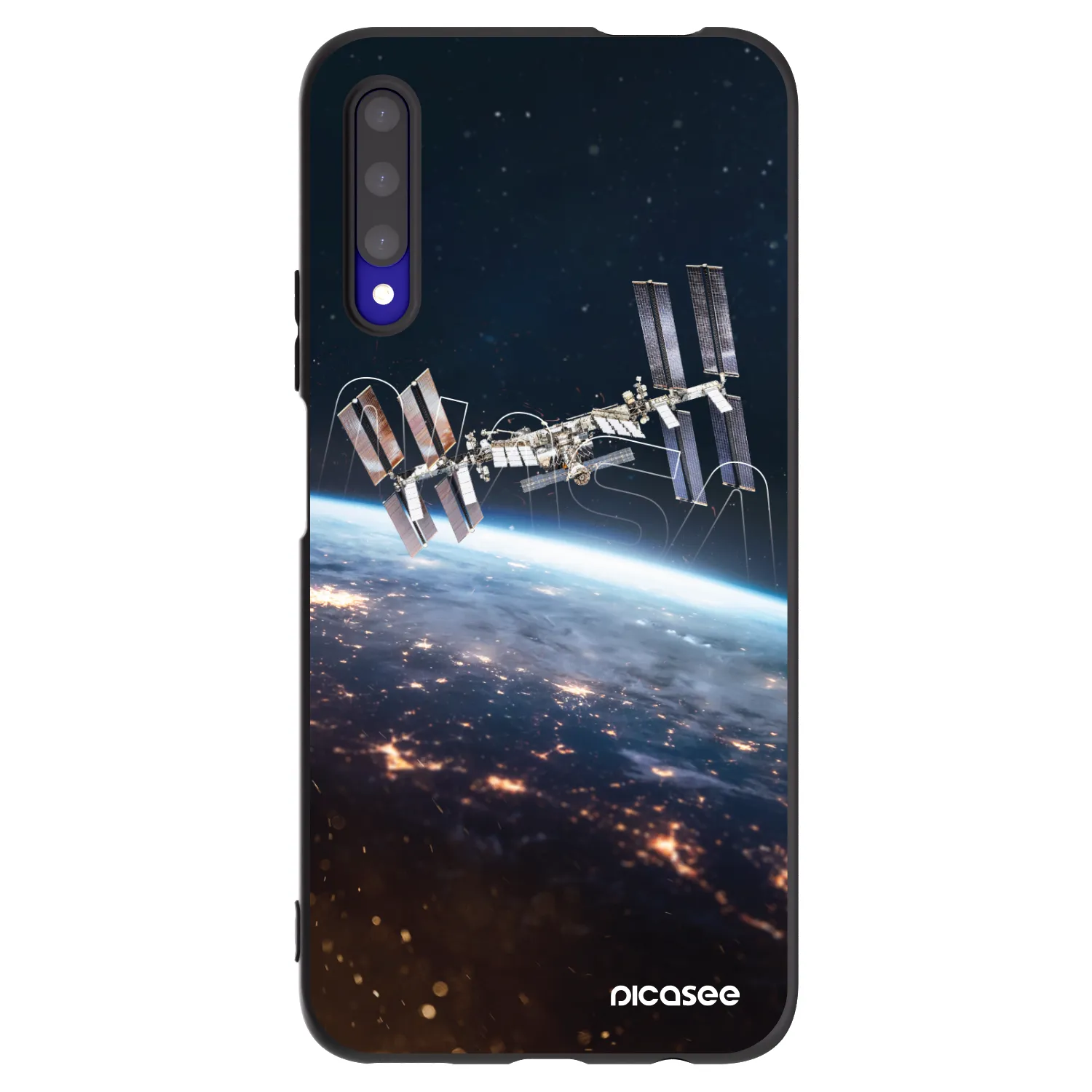 Picasee silikonový černý obal pro Honor 9X Pro - Station